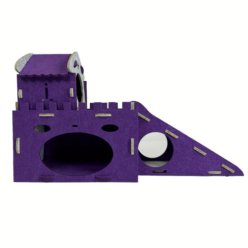 Felt Rabbit Hideaway Bunny Castle Indoor Habitat-1