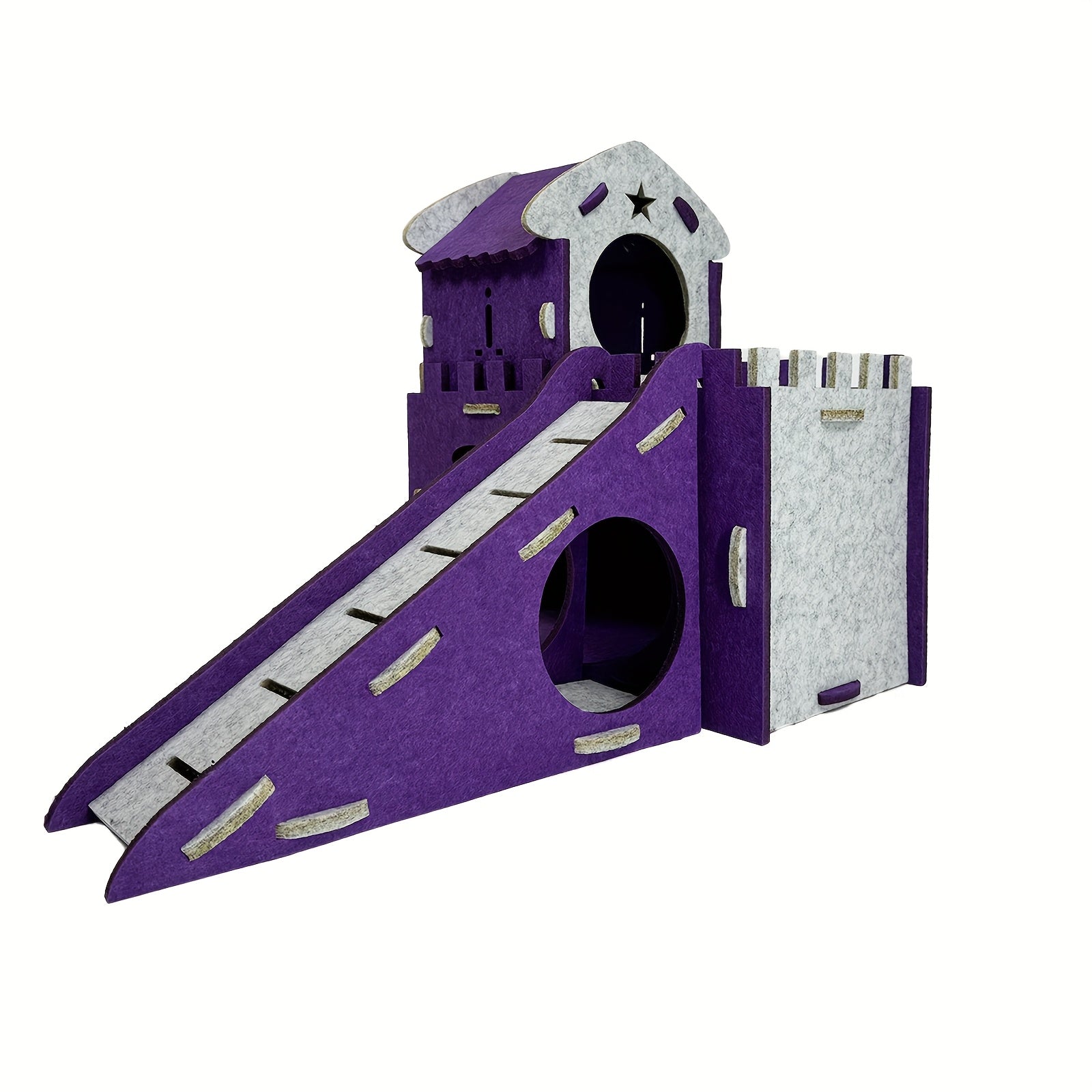 Felt Rabbit Hideaway Bunny Castle Indoor Habitat-0