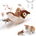 Lifelike Fluttering Bird Toy - The Ultimate Interactive Fun for Curious Cats!