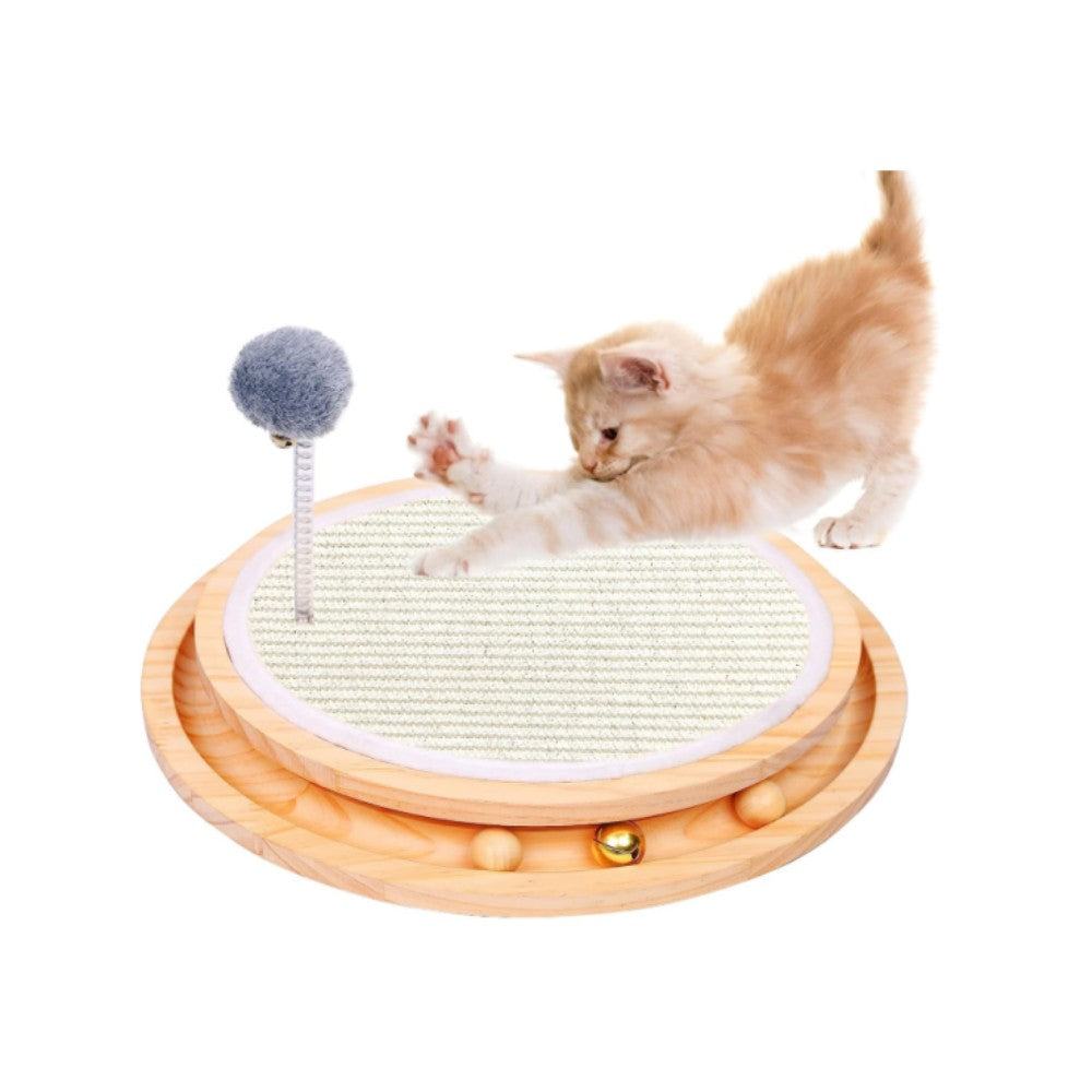 The Whirlwind Track: An Interactive Wooden Maze for Curious Cats