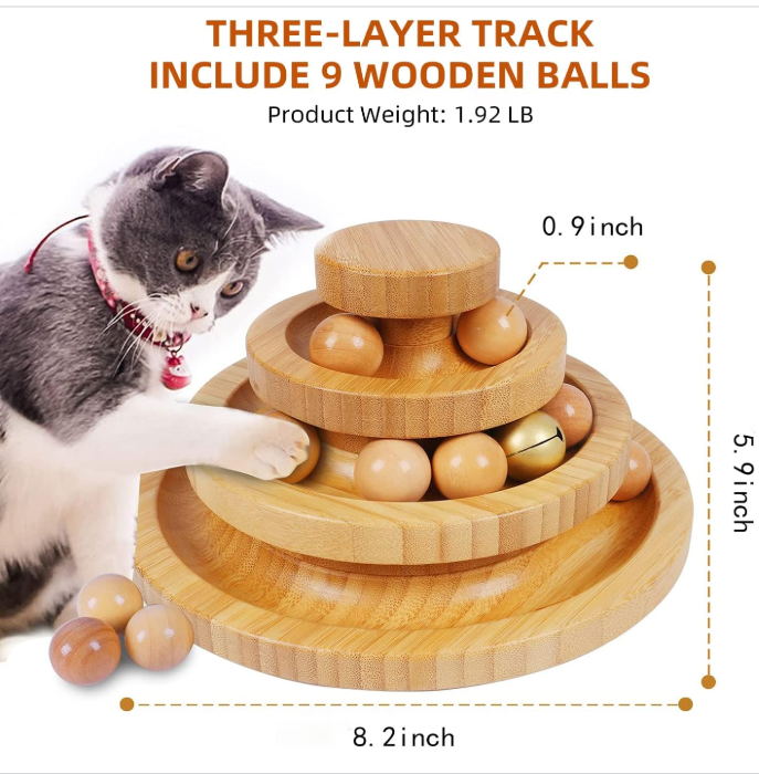 The Whirlwind Track: An Interactive Wooden Maze for Curious Cats