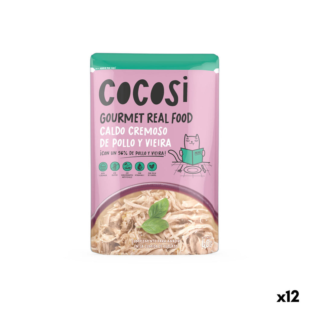 Cat food Cocosi Gourmet Real Food 40 g 12 Units-0